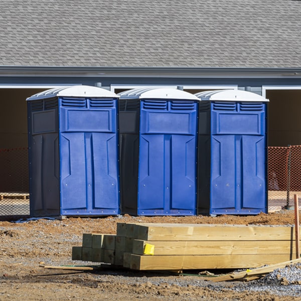 are there any restrictions on what items can be disposed of in the porta potties in White City